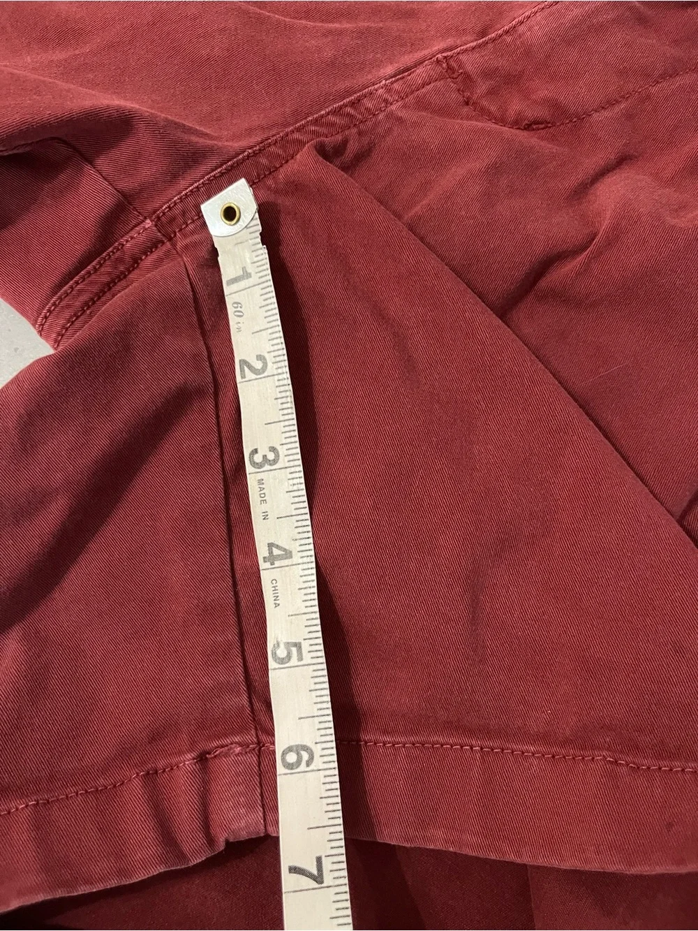 Bear Bottom Clothing Shorts Men’s M Burgundy Stretch 6.5